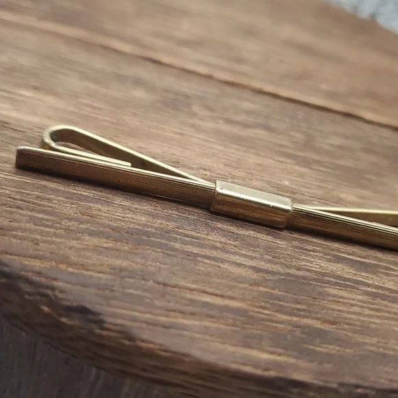 Bow tie collar clip or money clip vintage - Picture 2 of 2